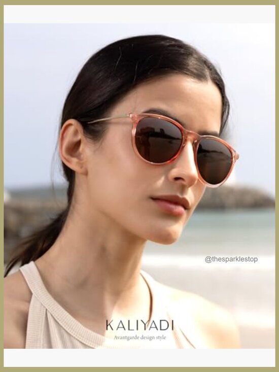 Polarized Round Sunglasses with UV400 Protection, Recycled Material main image 4